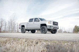 GMC Sierra 1500 Suspension Lift Kit - Rough Country - 5 Inch, Alum/Stamp Steel - '14-'18